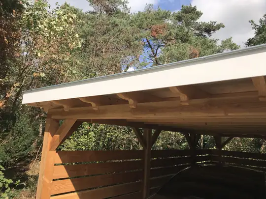 Houtconstructie uitgevoerd door Atelia, Dakexpert Noord